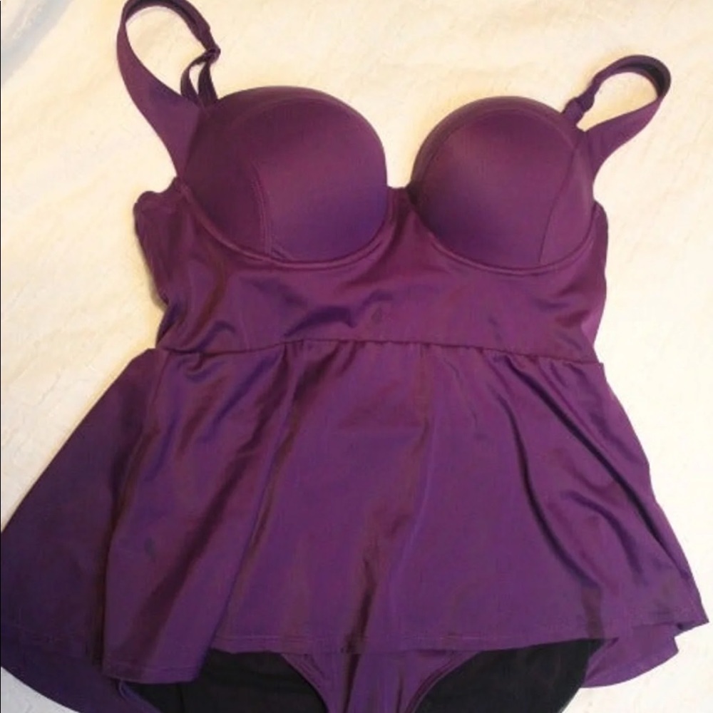Torrid Purple Peplum One Piece